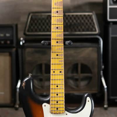 Nash S-57 Electric Guitar - 2-Tone Sunburst with Hardshell Case image 4