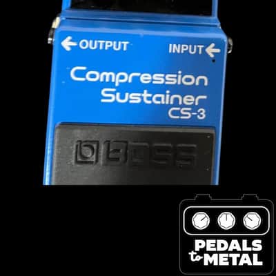 Boss CS-3 Compression Sustainer (Black Label) 1986 - 1992 - Blue - X16335 image 2