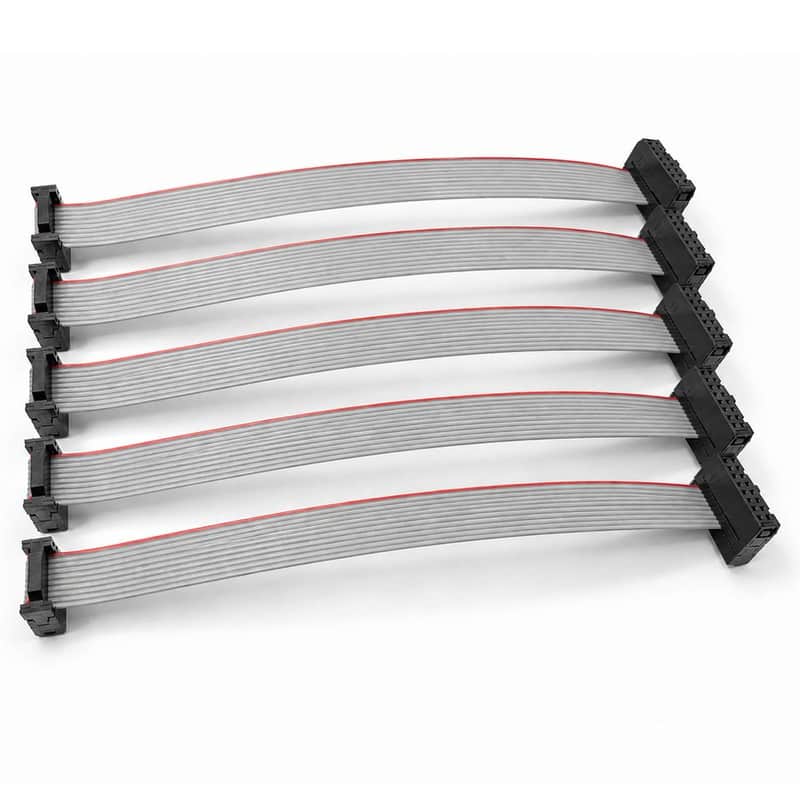 5Pcs set Eurorack Power Ribbon IDC Cable 10-16 Pin 15cm Length image 1
