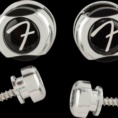 Fender Infinity 'F' Strap Locks, Chrome Bild 2
