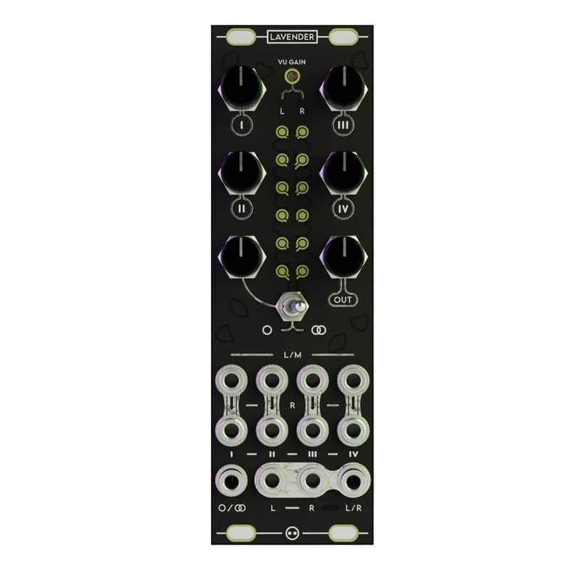 NOH Modular Lavender Eurorack Stereo Mixer Module image 1