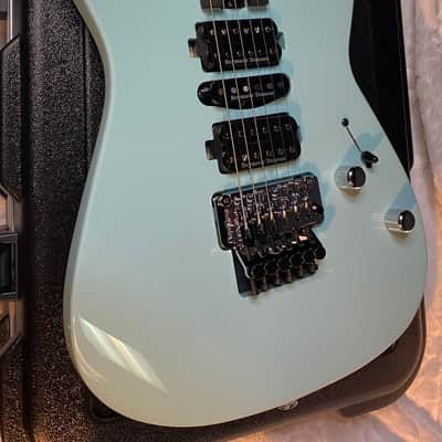 NEW ! Jackson Custom Shop Dinky HSH - Roasted Maple Neck & Ebony Fretboard - DK - Daphne Blue - Authorized Dealer - 8.1 lbs - G06676 image 6