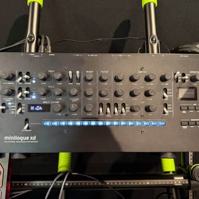 Korg Minilogue XD Module 2019 - Present - Black image 1