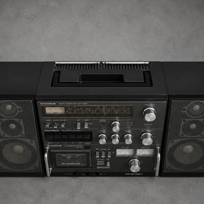 Telefunken HiFi Studio 1 Vintage Boombox Cassette & Radio Player – Fully Working, Retro Collectible, Manual Included Tested image 3