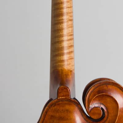 Joseph Campanella Cleary Campanella Carved Top Mandolin (2012), ser. #49, black rigid foam case. image 9