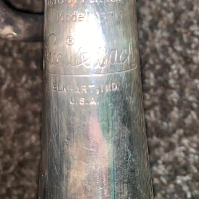 Vintage vintage 1970s Bach Stradivarius step up  Professional Model  37 Trumpet and Hardshell case Silver-Plated image 12
