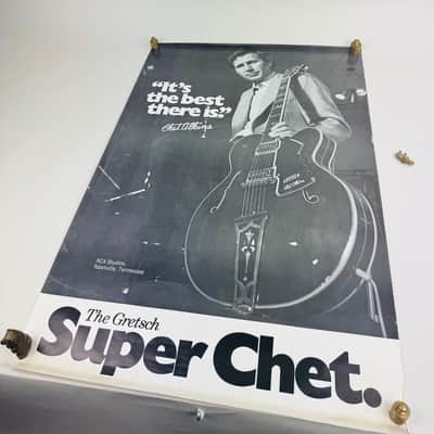 Gretsch Chet Atkins “Super Chet” Promotional Poster 1974