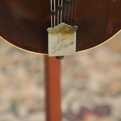 (Used) Vintage 1920 Gibson Spruce/Birch Oval-Hole Teardrop A-Style Mandolin #9066 image 8