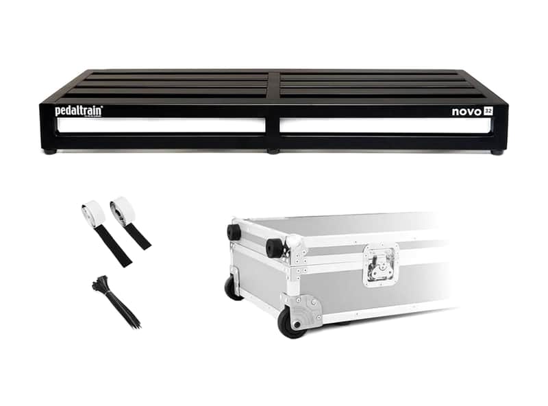 PedalTrain Novo 32 TC Pedalboard + Wheeled Tour Case image 1