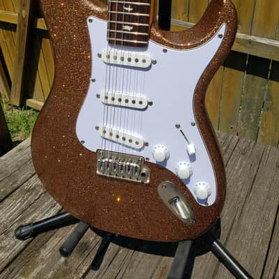 PRS Silver sky se 2022 - cinnamon sparkle image 2