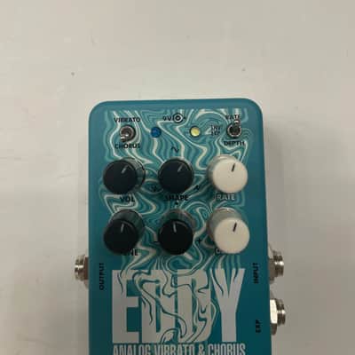 Electro Harmonix Eddy Analog Chorus & Vibrato Guitar Effect Pedal + Box & PSU image 4