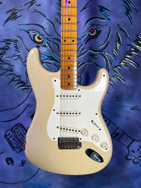 USED 2009 Fender Custom Shop Stratocaster 1956 Relic - Dessert Sand image 1