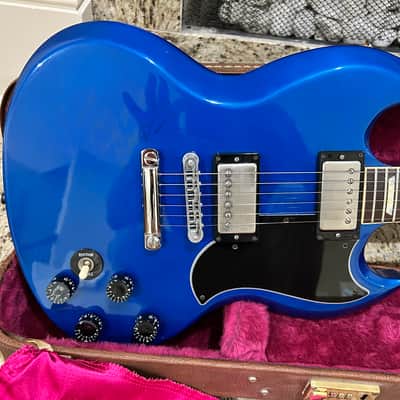 Gibson SG Standard "Small Guard" 1991 Candy Apple Blue image 3