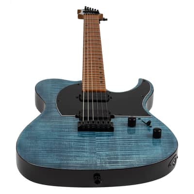 Spira T-450 TDB 450 Series T-Style Roasted Poplar Flamed Maple Top Canadian Roasted Maple Neck 6-String Electric Guitar image 7