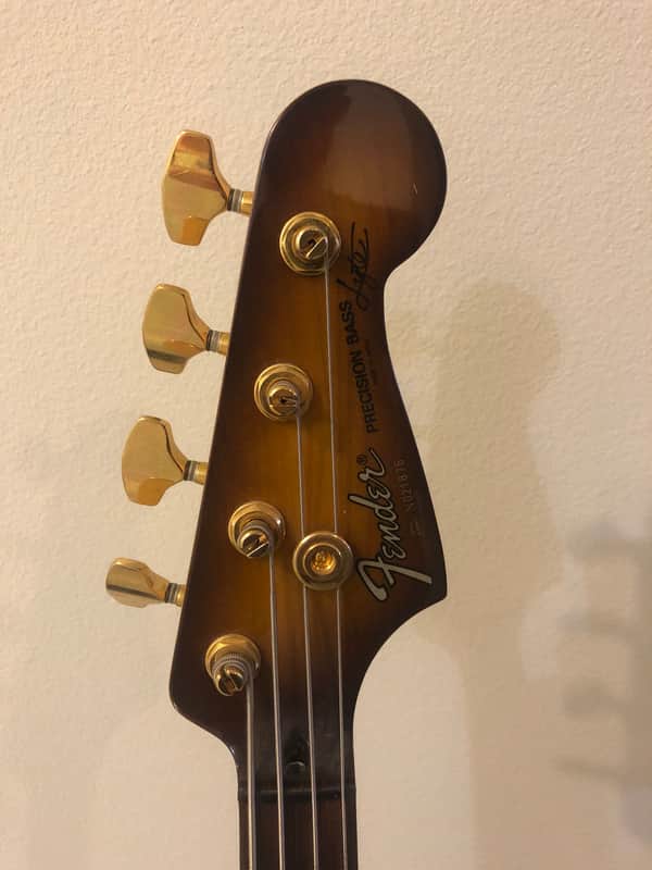 Fender Percision bass lyte 1990 Violin burst image 1