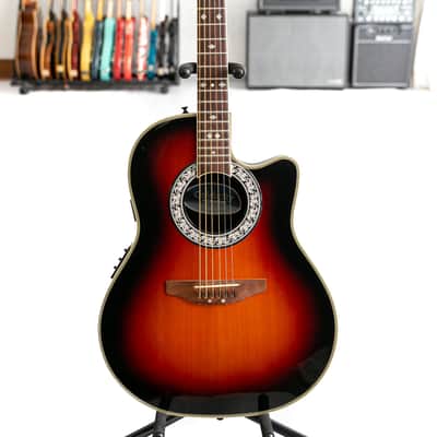 1989 Ovation Celebrity CC 157 in Sunburst electro-acoustic guitar image 1