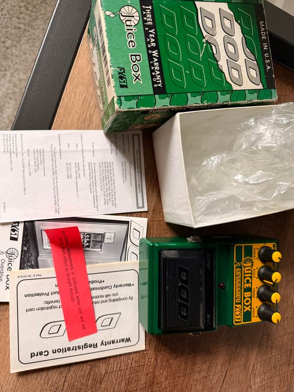 DOD FX51 Juice Box 1996 - 1997 - Metallic Green image 1