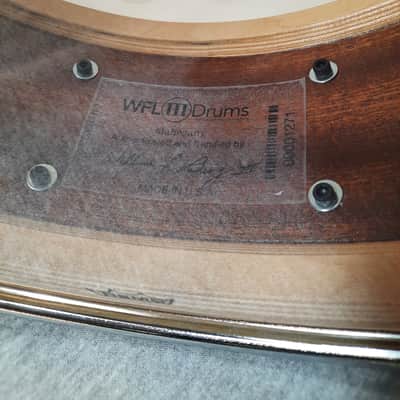 WFL III Mahogany Snare 5.5 X 14 - Natural image 7