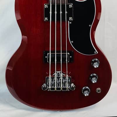Gibson SG Standard Bass Guitar, Heritage Cherry W/Case image 12
