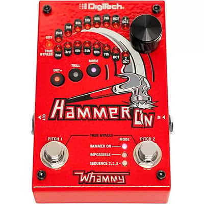 DigiTech HammerOn Pitch Octave Effects Pedal 2025 - Red ( HOT NEW ITEM FROM DIGITECH ) image 4