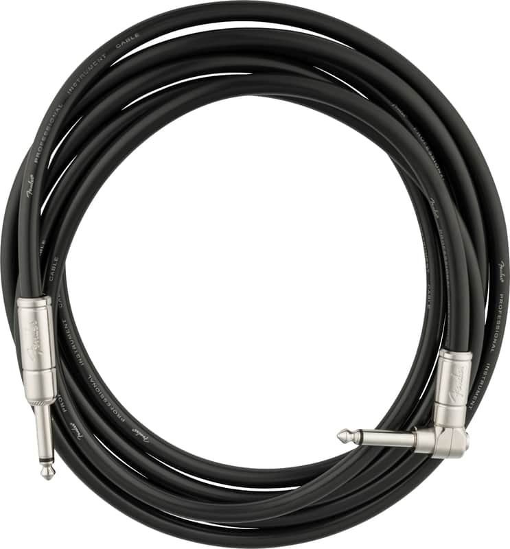 Fender Professional Series Kill Switch Cable, Straight/Angle - 10 Foot image 1