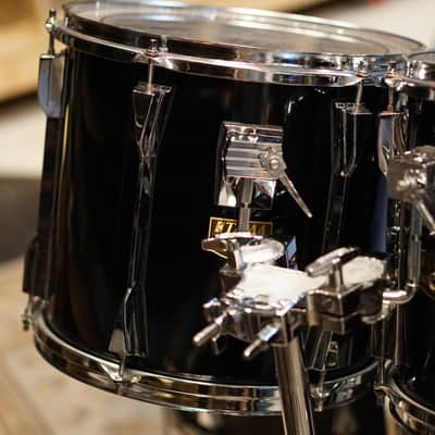 Tama ArtStar II Drum Set Black Lacquer - 1990s - 10-11-12-13-14-16-18-22-24 image 10