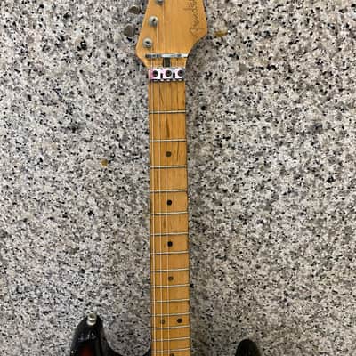 Fender 1992 American Floyd Rose Classic HSS Stratocaster Electric Guitar 3-Tone Sunburst image 2