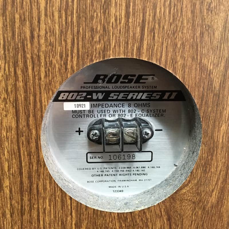 Bose 802-W Series II Loudspeaker Made in USA | Reverb