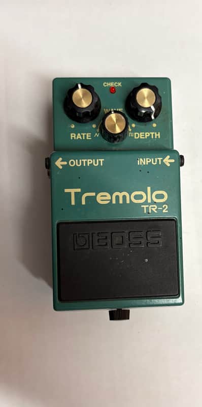 Boss TR-2 Tremolo (Silver Label) 1997 - Present - Green image 1