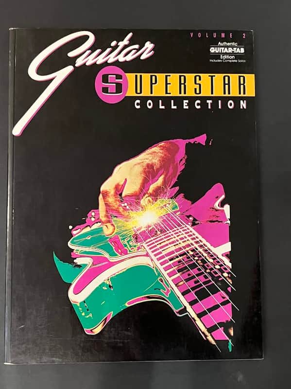 Guitar Superstar Collection Volume 2 Authentic Guitar Tab Book image 1