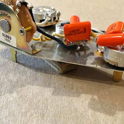 Fender Stratcocaster Greasebucket/Highway one Wiring Harness-Pure Tone-All Sprague Circuit-Grounding image 6