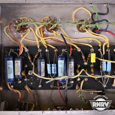 1968 Fender Vibrolux Reverb "Drip Edge" 2-Channel 35-Watt 2x10" Guitar Combo Silverface image 18