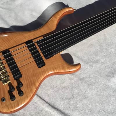 Alembic Orion  6 - String Fretless Bass Natural w/ OHSC FINAL PRICE DROP. image 2