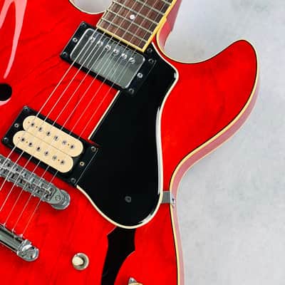 Yamaha SA-700 Super Axe 1977 - Transparent Red image 6