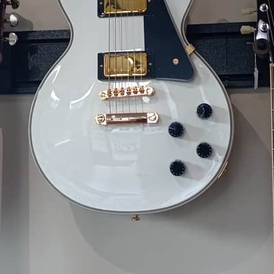 Epiphone Les Paul Custom Electric Guitar - Alpine White image 3