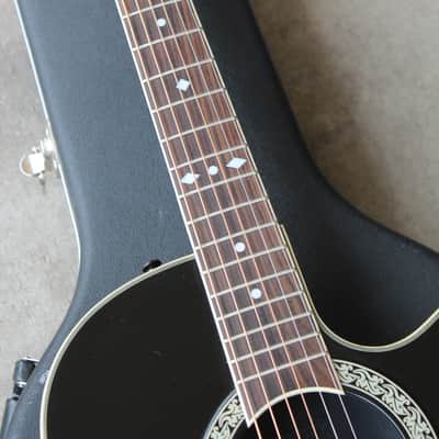 Ovation Model CC057 Celebrity Cutaway Acoustic Guitar Black Finish + OHSC image 9