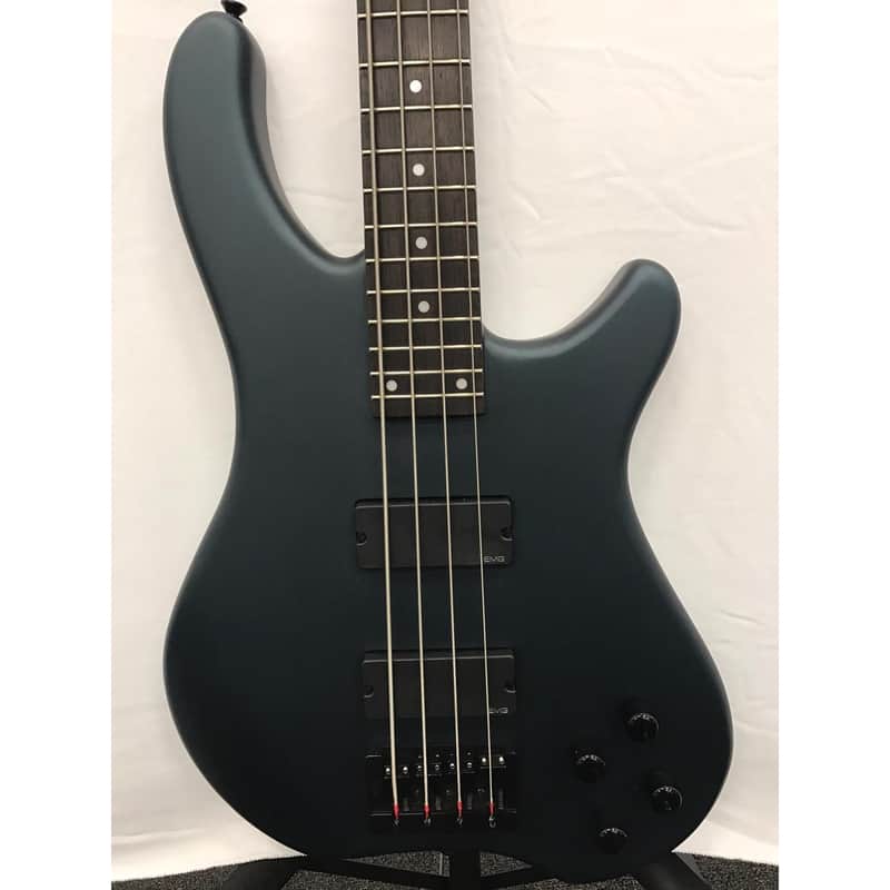 Fernandes Tremor 4 Deluxe Electric Bass - Gunmetal Blue Satin | Reverb