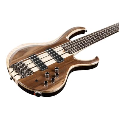 Ibanez BTB745 Standard 5-String Electric Bass. Natural Low Gloss image 4