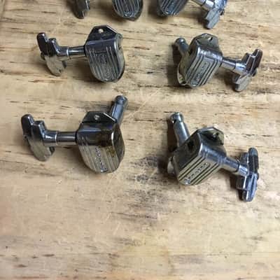 Grover GROVER IMPERIAL STAIRSTEP TUNERS Chrome Plated circa late 1970s image 1