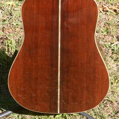 1975 Yairi YW-600 Dreadnought Guitar New Jacaranda Natural+Hard Case image 7