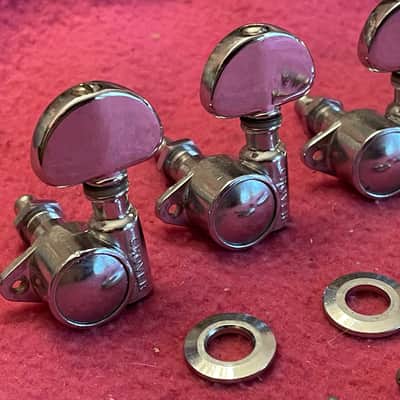 vintage 1960's - 1970's MINTY Grover USA tuners for Martin D-28 Gibson Les Paul S1 Marauder es-335 SG 175 Flying V image 7