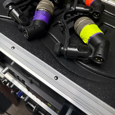 Electro-Voice EV PL35 Supercardioid Dynamic set of 4 Microphone with Drum Rim Clamp 2009 - Present - Satin Black image 1