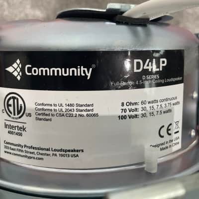 Community D4LP D-Series Speaker - High-Power, Compact Design - Excellent image 4