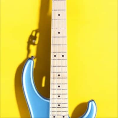 MTD Kingston Kingston LK4 Lake Placid Blue Gloss, Maple Fretboard image 5