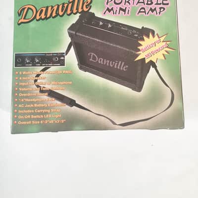 Danville Mini Guitar Amplifier-Works on 9V Battery or AC-Take it Anywhere! image 4