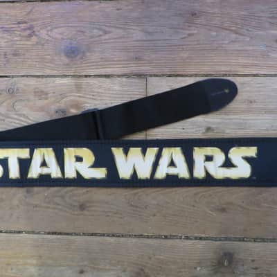 Fernandes Star Wars Leather Guitar Strap 3" New Old Stock Officially Licensed image 1