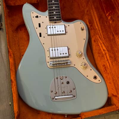 2018 Fender American "Jazzblaster" 60th Anniversary Triple Jazzmaster Daphne Blue CuNiFe Wide Range MAJOR Upgrades USA G&G image 4