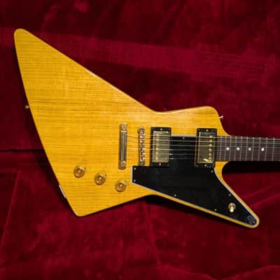 Gibson Custom Shop '58 Korina Explorer Reissue 2021 - Natural with Black Pickguard image 2