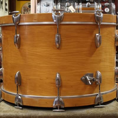 1970s Gretsch Stop Sign Badge Outfit in High Gloss Natural Maple 14x28 14x24 9x13 10x14 16x16 16x18 image 6
