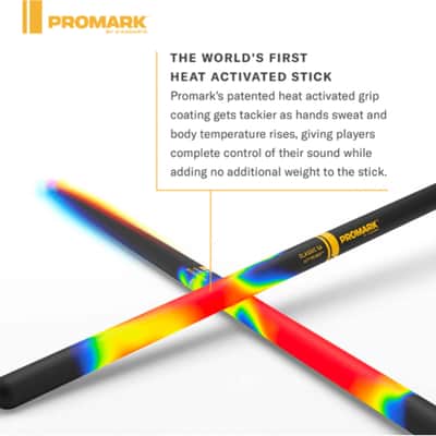 Promark Rebound 5AB ActiveGrip Acorn Drumsticks image 8